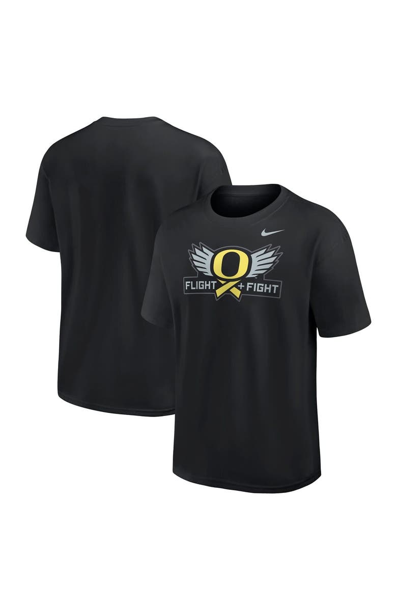 Nike Men's Nike  Black Oregon Ducks Max 90 T-Shirt, Main, color, 