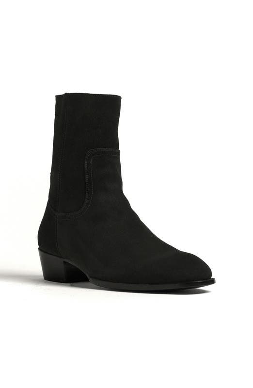 Anthony Veer Lennox Boot, Main, color, Velvet Noir Black Suede