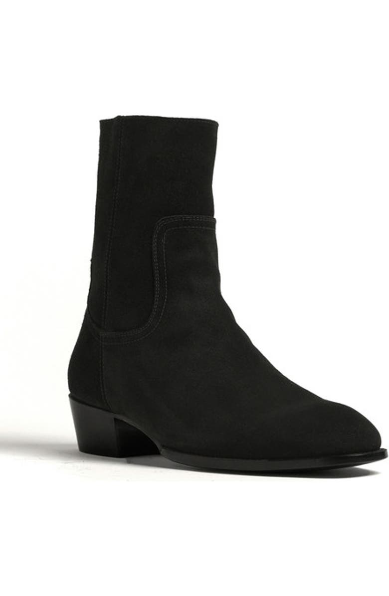 Anthony Veer Lennox Boot, Main, color, Velvet Noir Black Suede