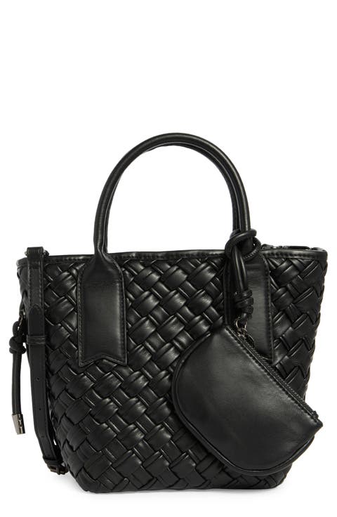 Bgene Woven Satchel Bag