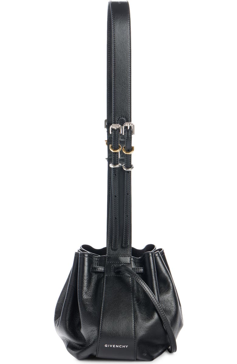 Givenchy Small Pumpkin Drawstring Leather Bucket Bag, Alternate, color,