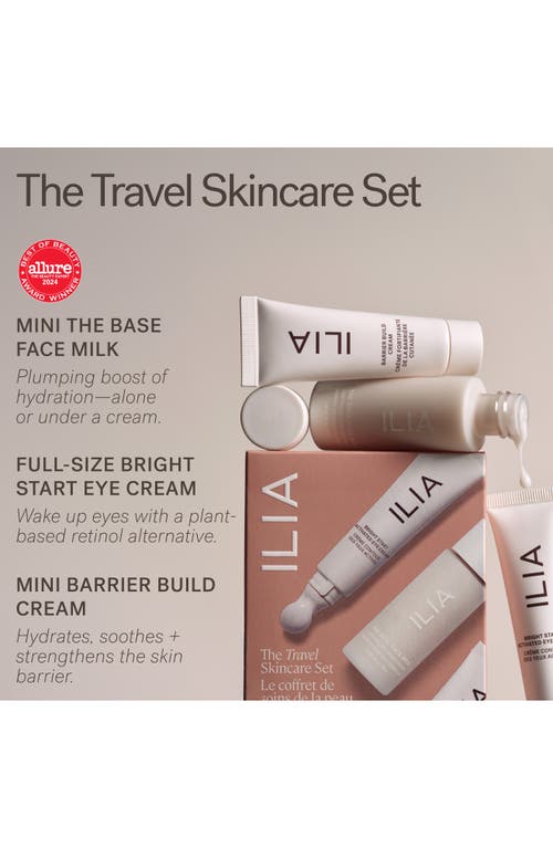 Ilia The Travel Skin Care Set $94 Value In Transparent
