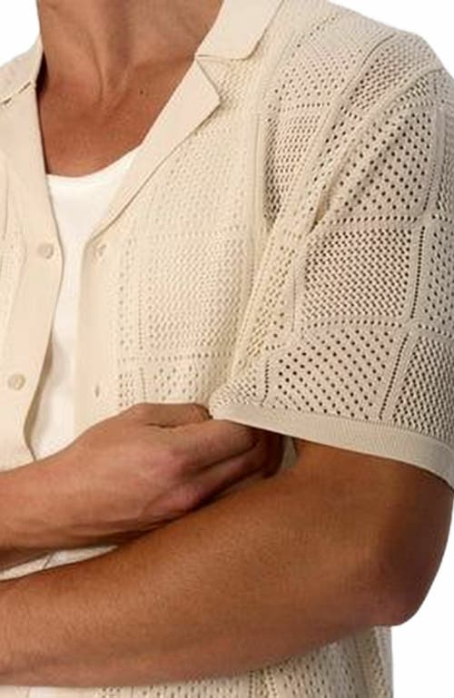 Industrie Australia The Castel Short Sleeve Shirt In Neutral