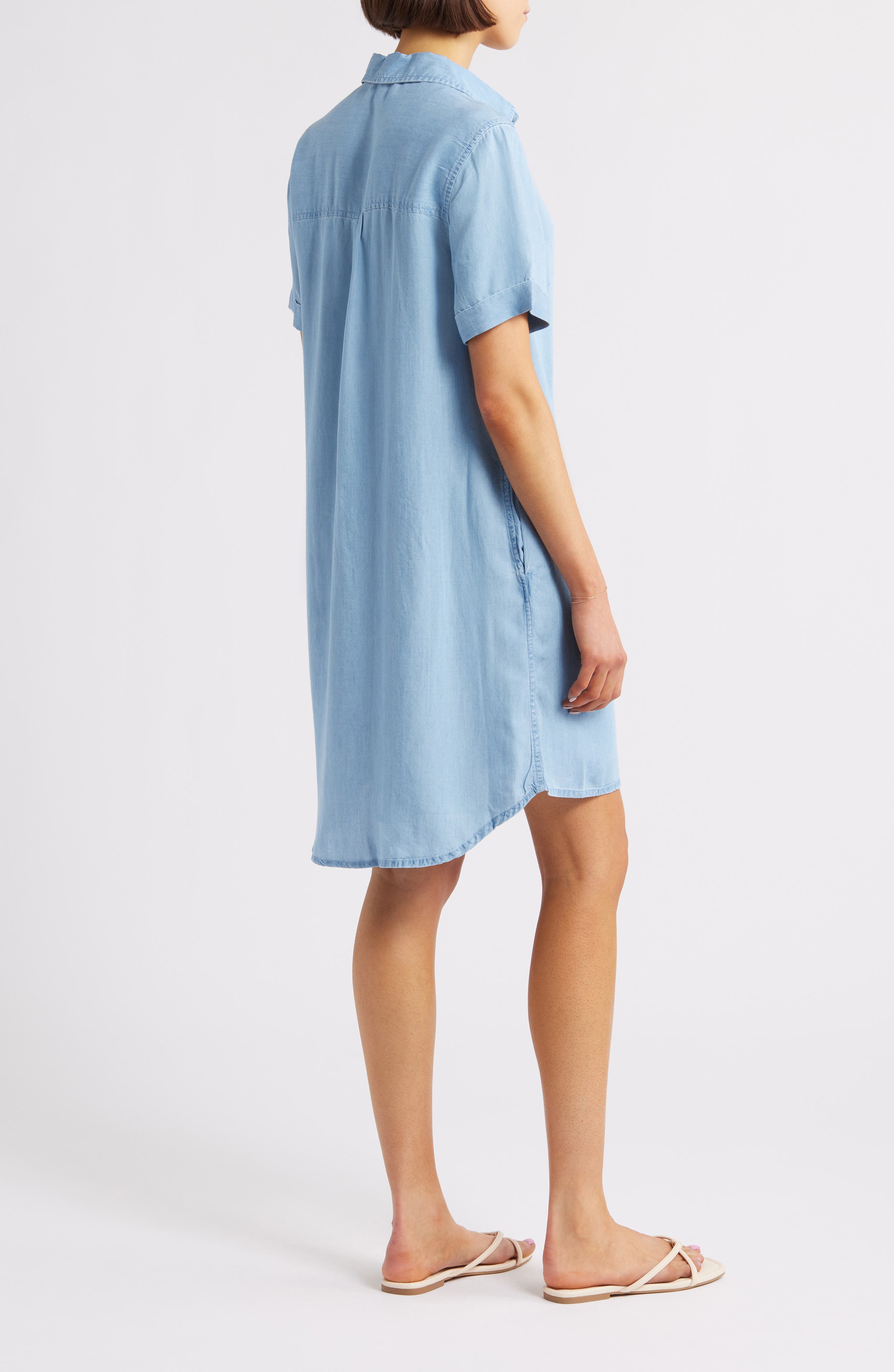 Lizzy Short Sleeve Denim Dress - image 2