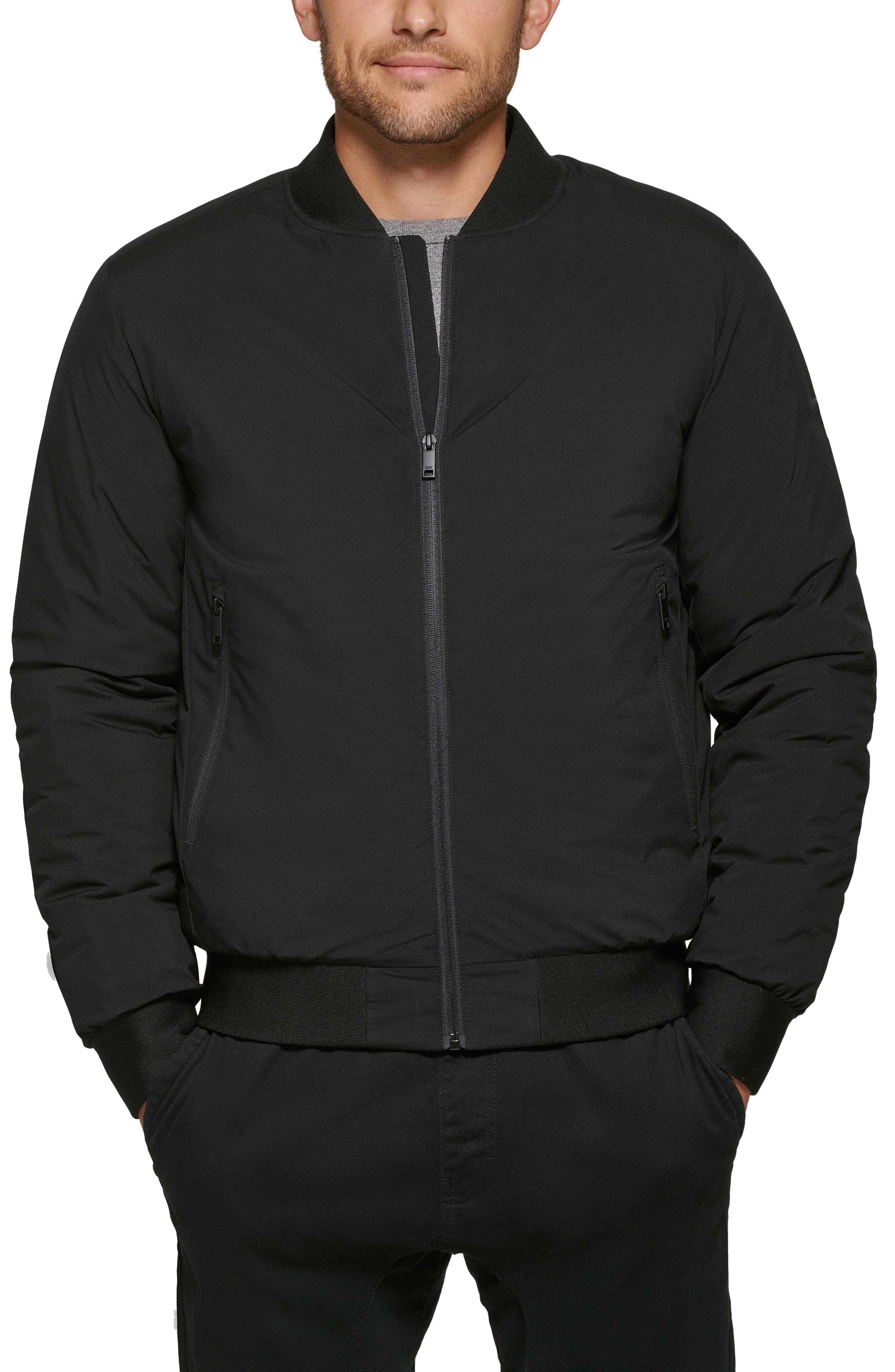 DKNY Stretch Bomber Jacket