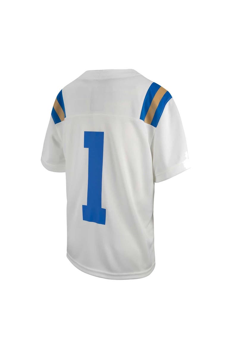 Youth Jordan Brand #1 White UCLA Bruins Untouchable Replica Game Jersey, Alternate, color, White