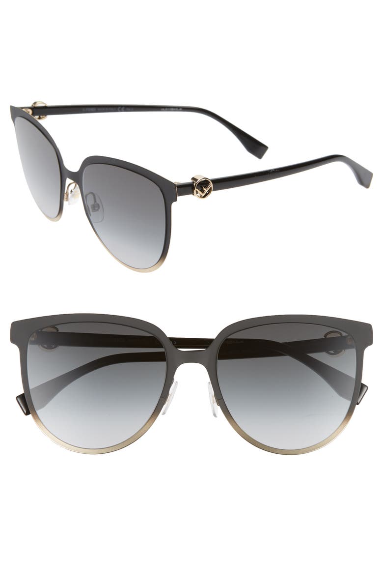 Fendi 57mm Sunglasses, Main, color,