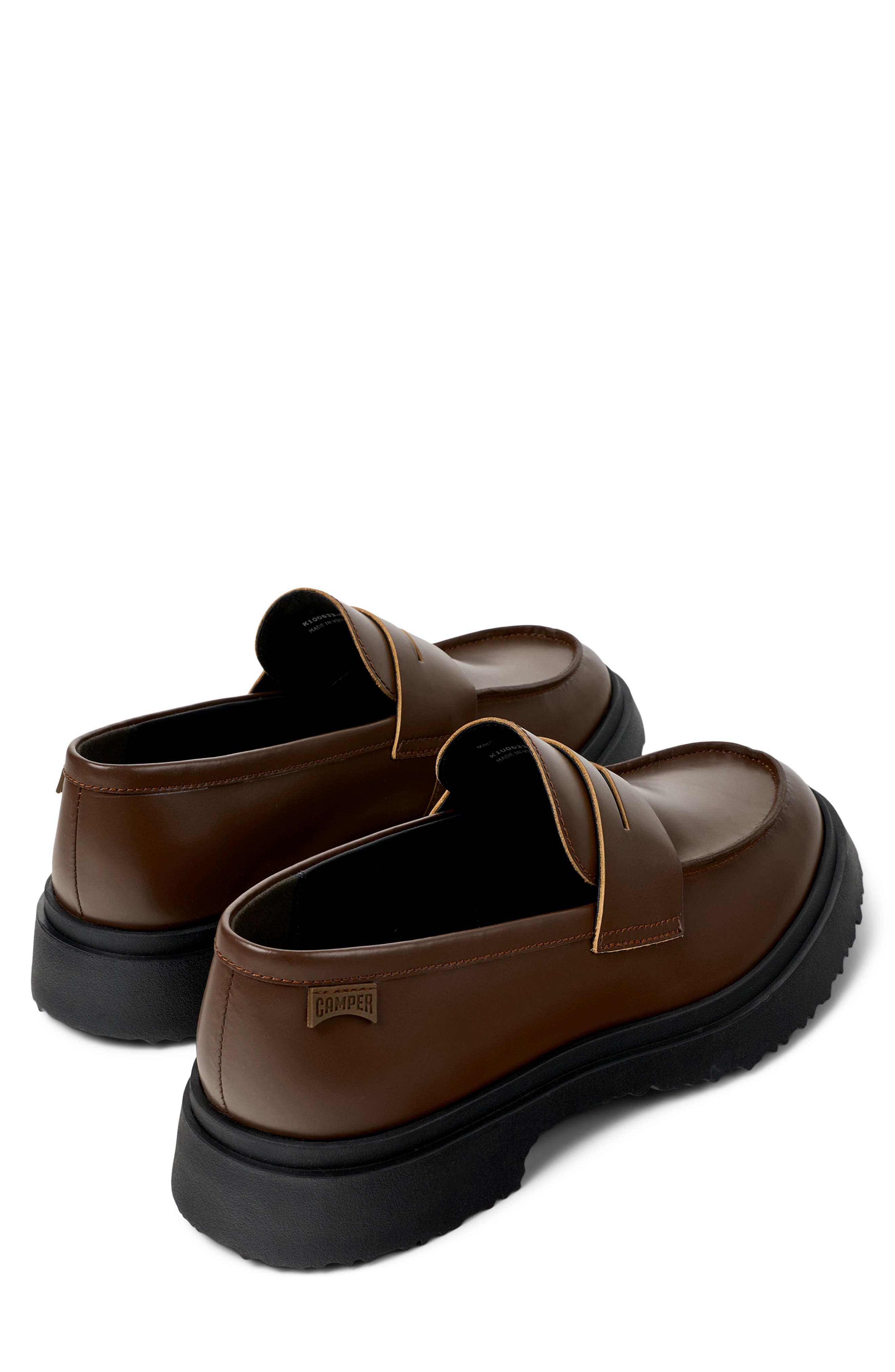 Camper Walden Penny Loafer, Alternate, color, Medium Brown