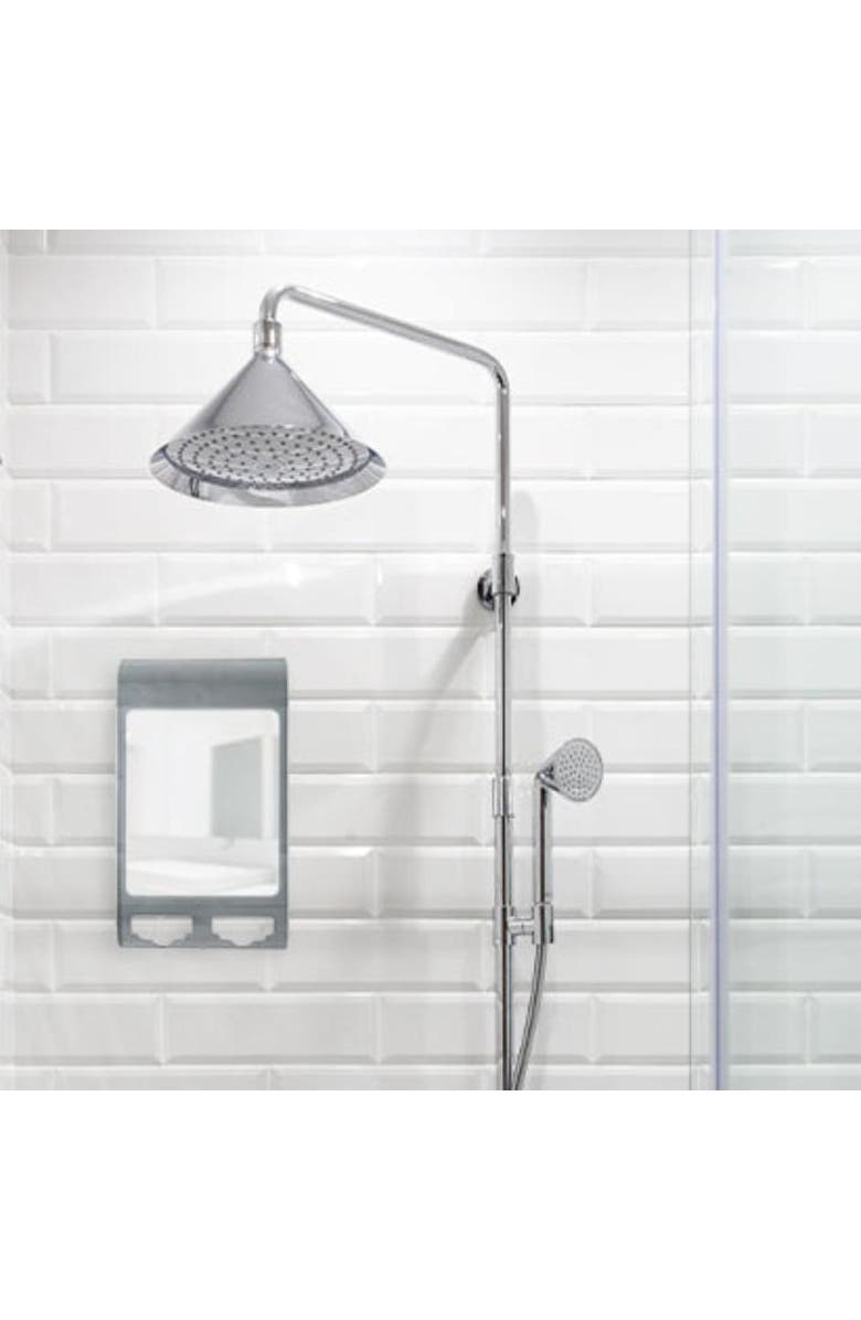Zadro Fogless Shower Mirror with Razor Holder & Squeegee, Alternate, color, Gray