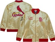 Mitchell & Ness Men's Mitchell & Ness Gold St. Louis Cardinals OG 2.0 Lightweight Satin Full-Zip Jacket