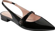 Bandolino Aubriana Slingback Mary Jane Pointed Toe Flat