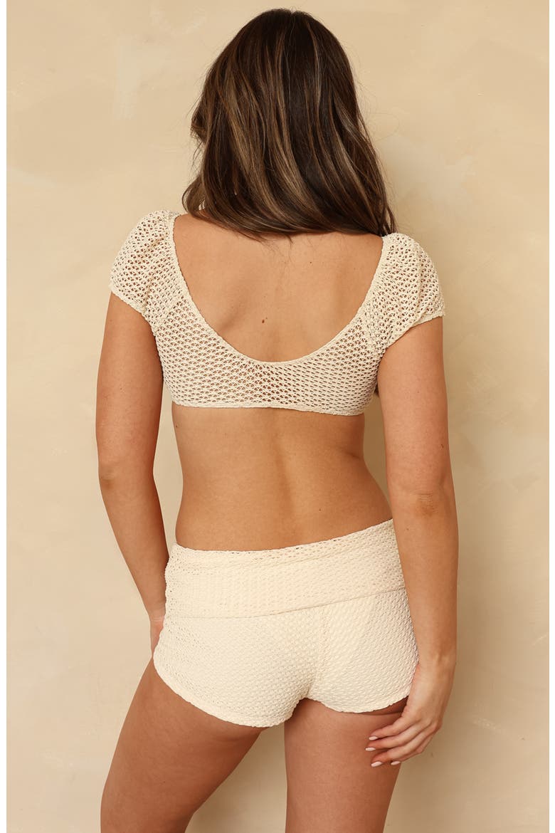 Ricky Crop Top, Alternate, color, Full Moon