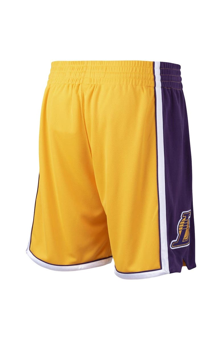 Mitchell & Ness Men's Mitchell & Ness Gold Los Angeles Lakers 2009-10 Hardwood Classics Authentic Shorts, Alternate, color, 