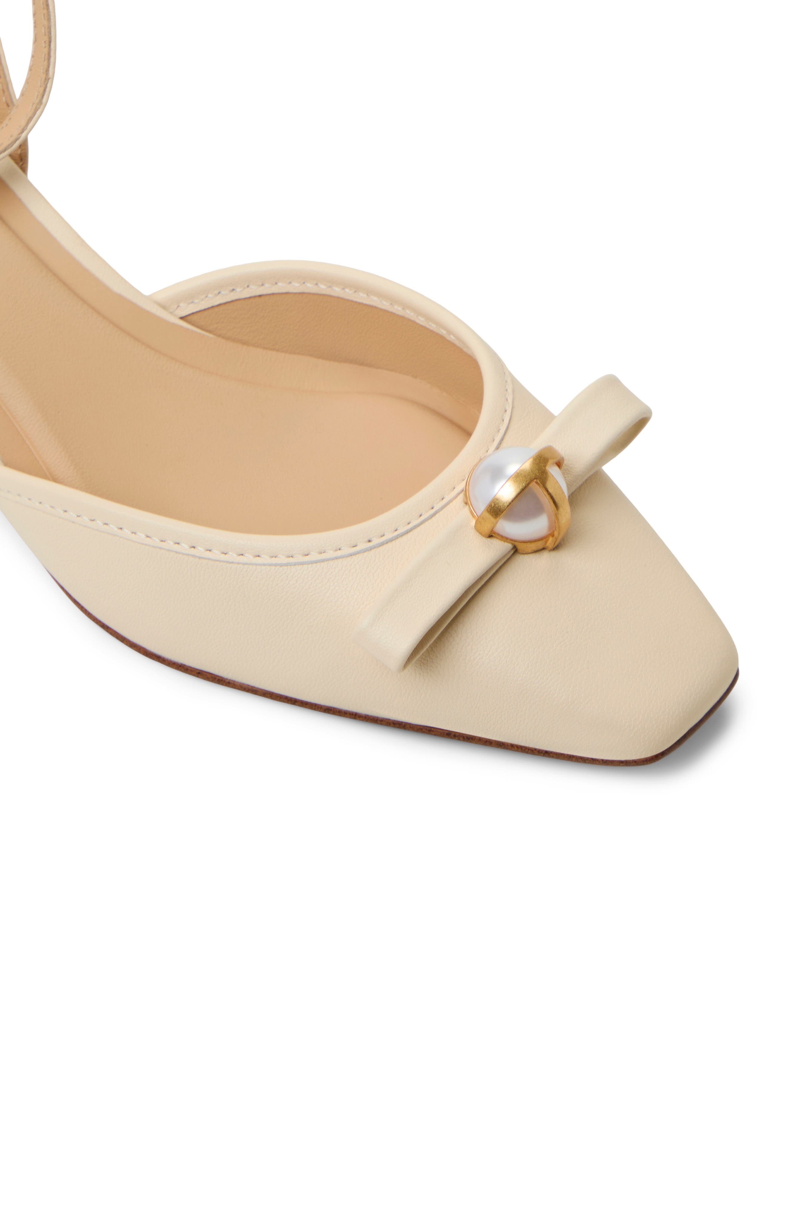 Mabel Ankle Strap Pump, Alternate, color, IVORY