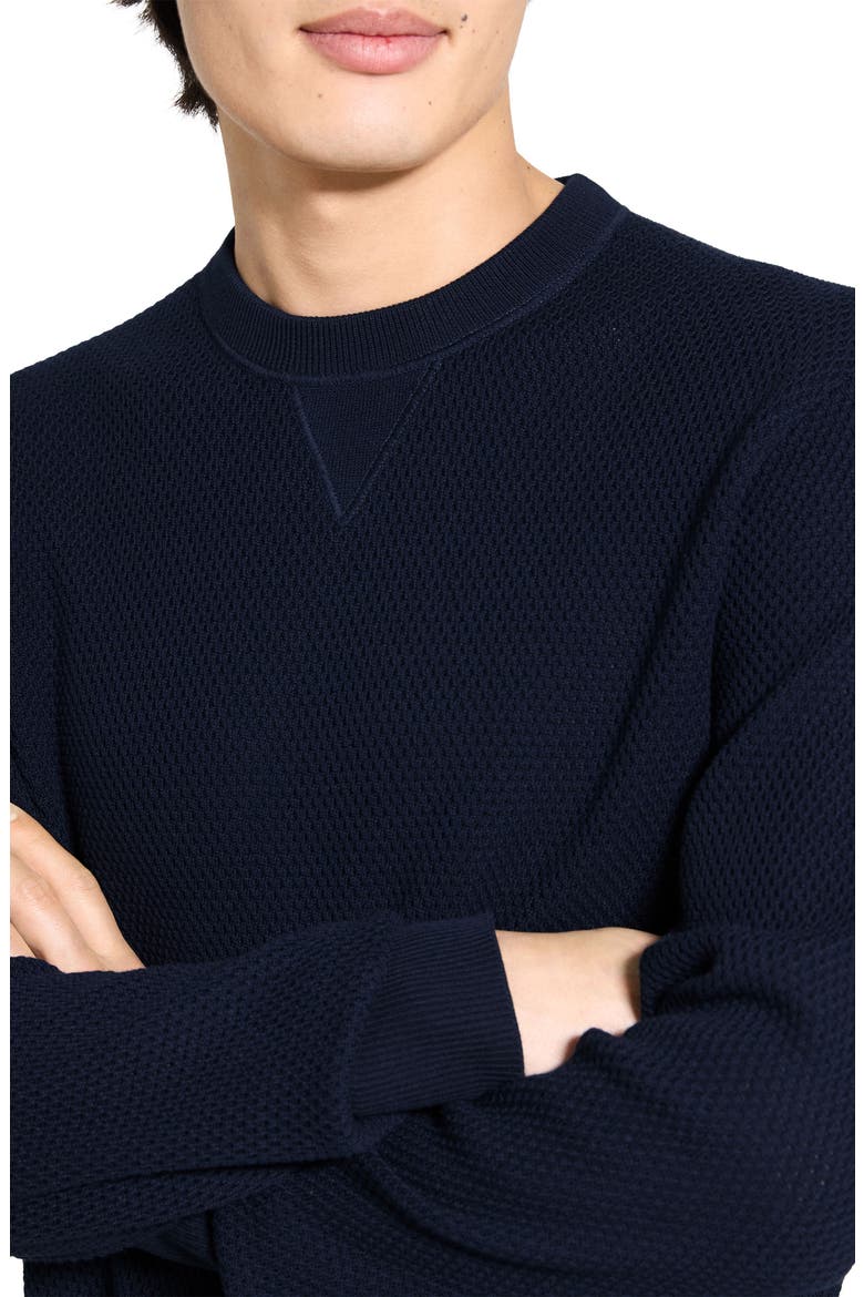Myhlo Texture Sweatshirt, Alternate, color, BALTIC - XHX