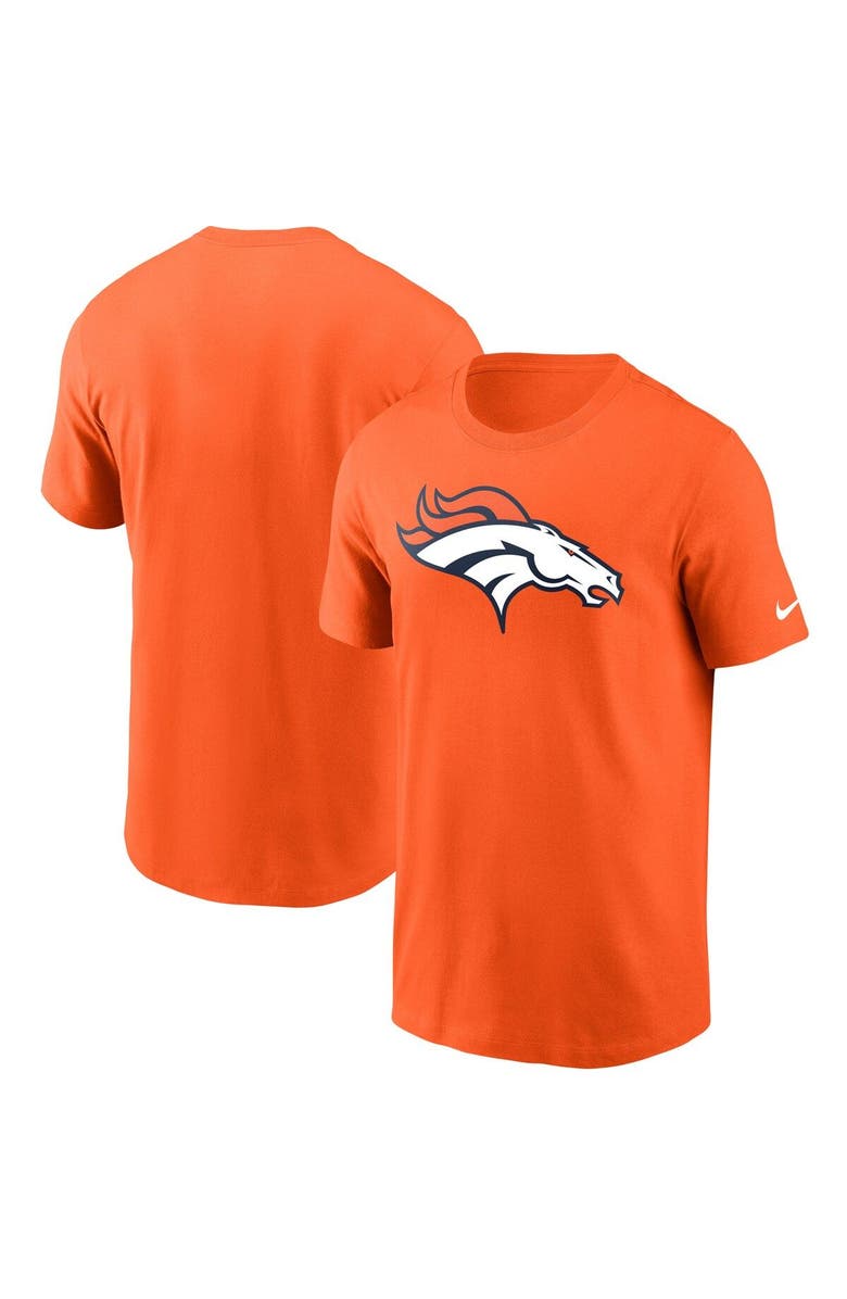 Nike Men's Nike Orange Denver Broncos Primary Logo T-Shirt, Alternate, color,