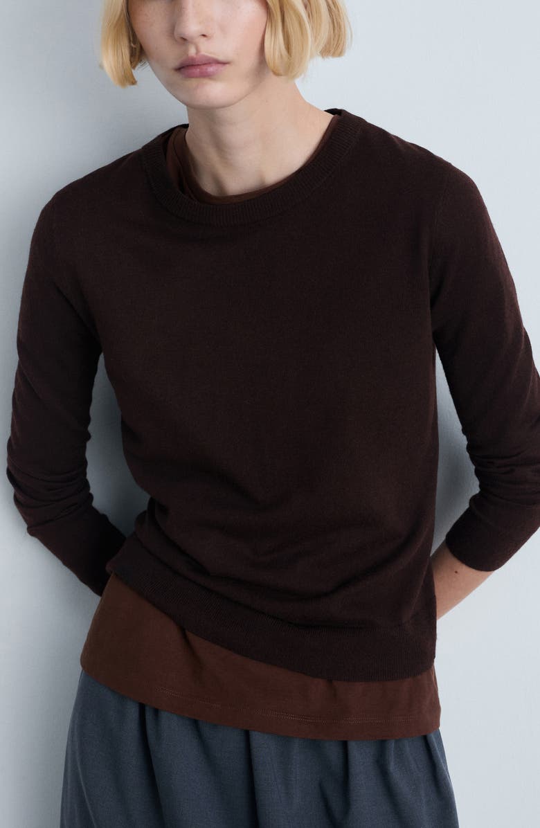 MANGO Crewneck Sweater, Alternate, color,