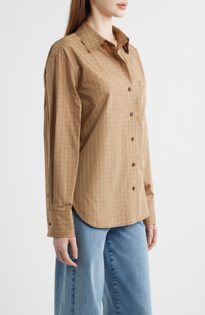 rag & bone Connie Plaid Button-Up Shirt, Alternate, color,