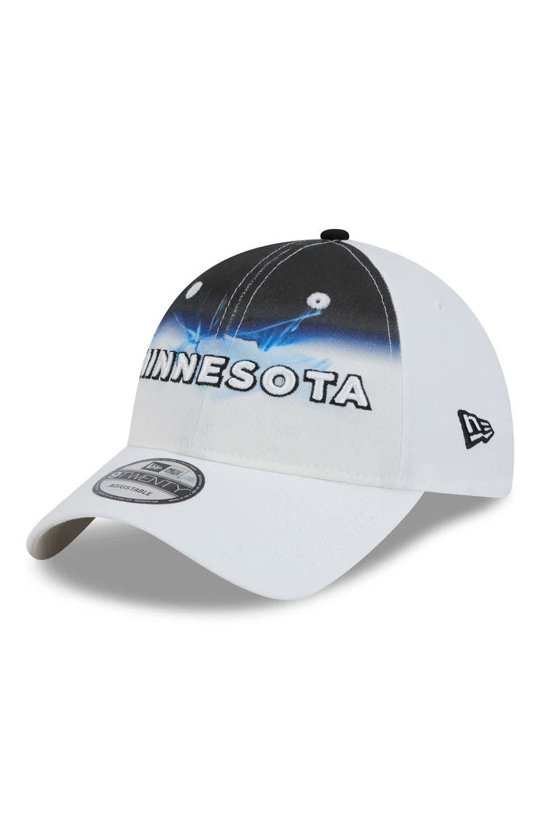 New Era Men's New Era  White Minnesota Timberwolves 2024/25 City Edition 9TWENTY Adjustable Hat, Main, color, White