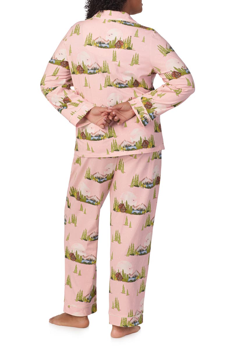 BedHead Pajamas Print Jersey Pajamas, Alternate, color, Pine Lake