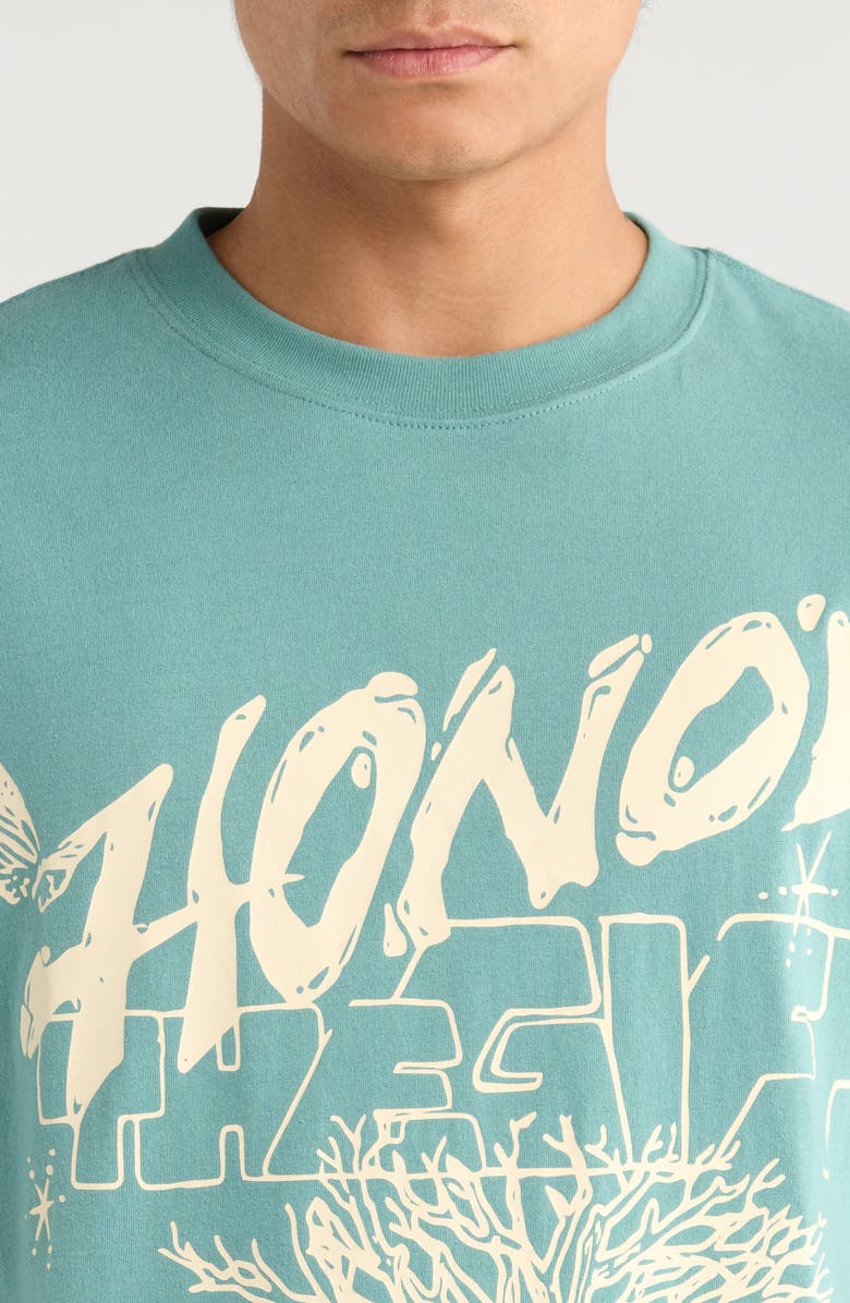 HONOR THE GIFT Family Tree Graphic T-Shirt, Alternate, color, Green