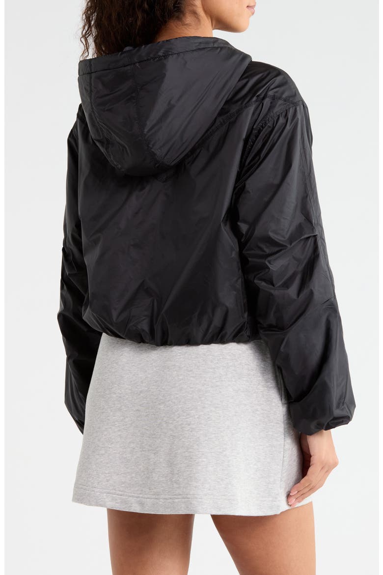 Polished Performance Hooded Jacket, Alternate, color, ONYX