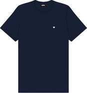 Dalix Mens Lil Heart Midweight Cotton Tee