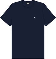 Dalix Mens Lil Heart Midweight Cotton Tee