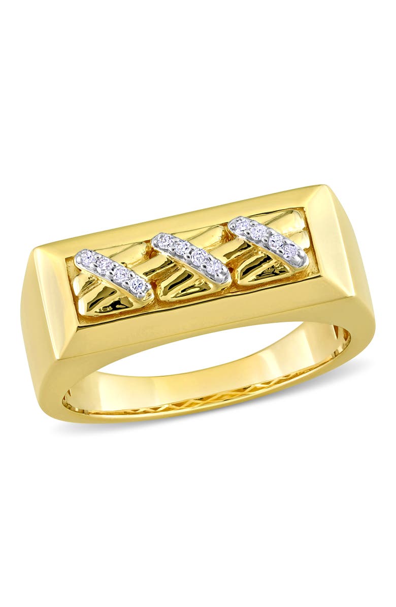 Julianna B. Diamond Triple Crossover Design Ring 14k Gold, Main, color, Yellow Gold