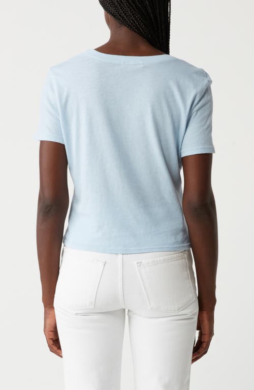 Michael Stars Hollis Criss Cross T-shirt In Fountain