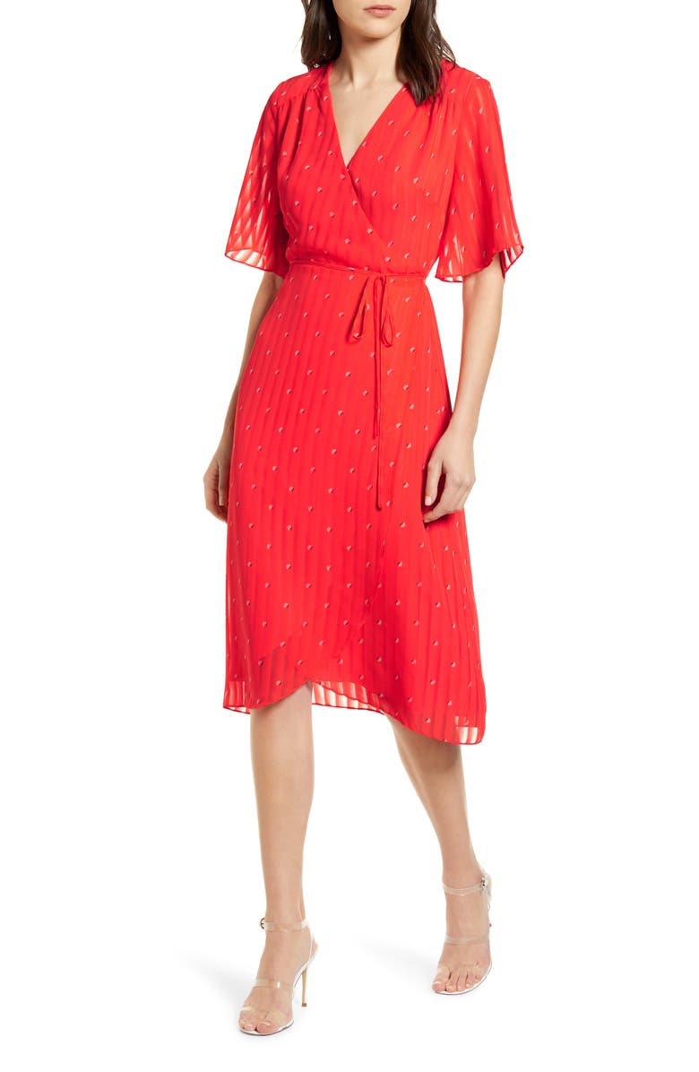 cupcakes and cashmere Muholland Wrap Dress, Main, color,