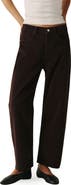 WARP+WEFT BNA Soft Curve Barrel Leg Corduroy Pants