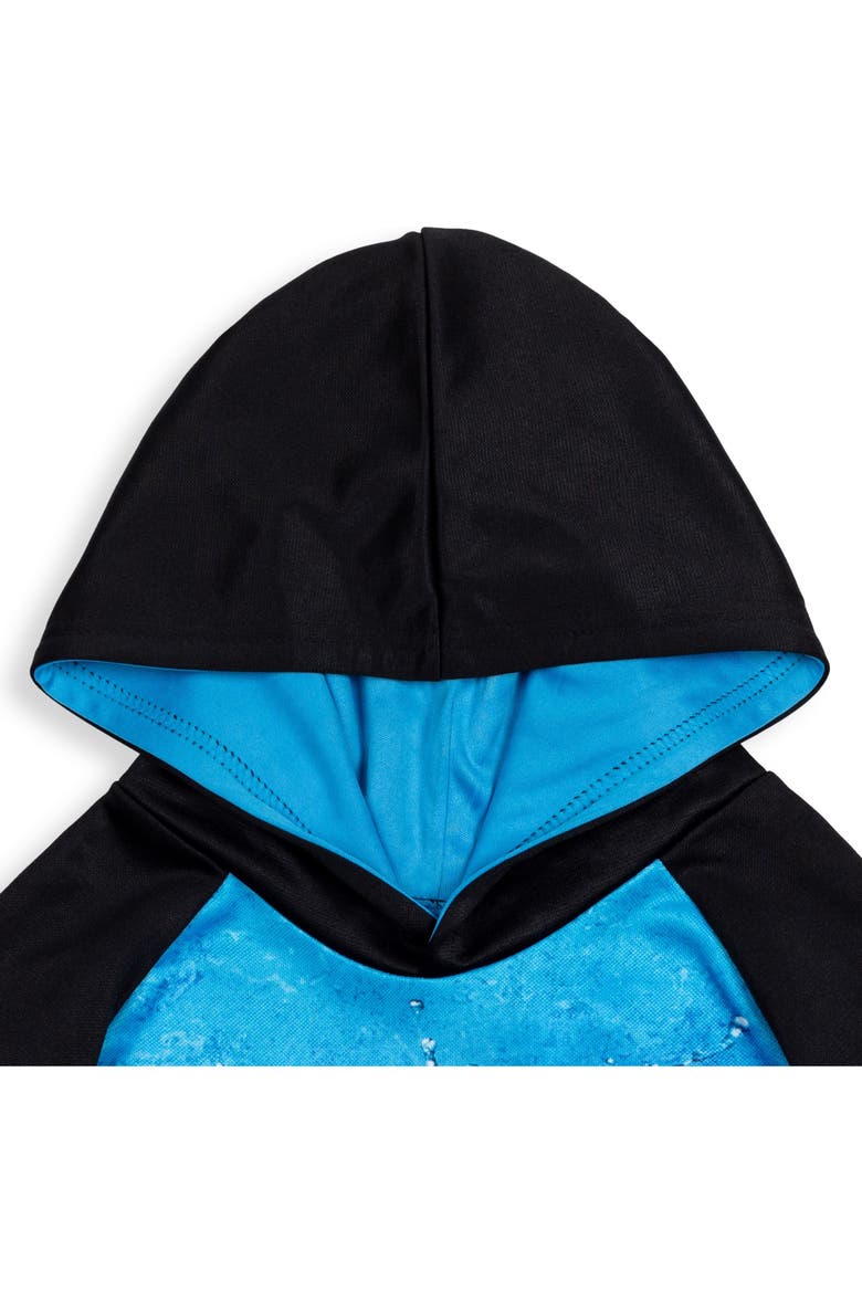 Fleece Pullover Hoodie, Alternate, color, Megalodon Blue