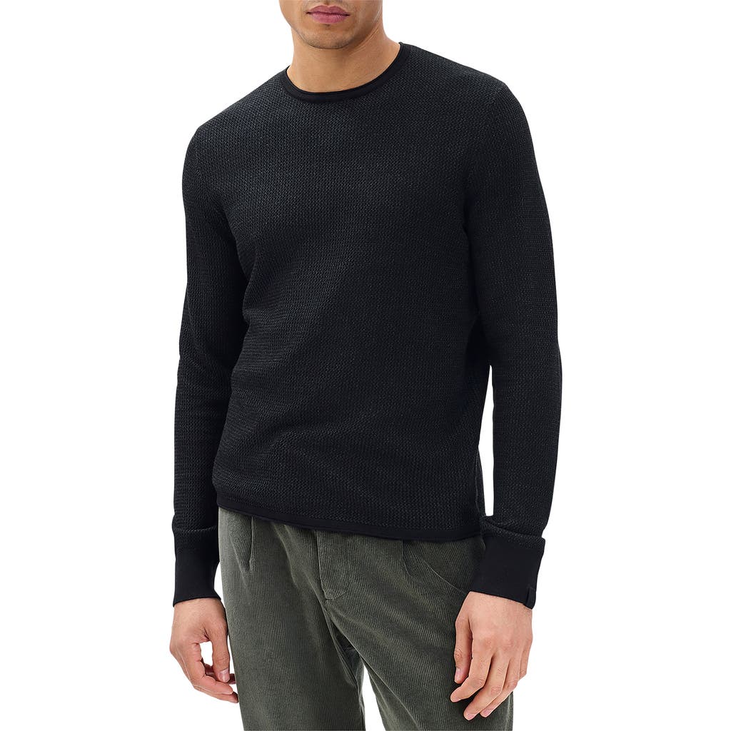 Rag & Bone Gregory Cashmere Crewneck Sweater In Black