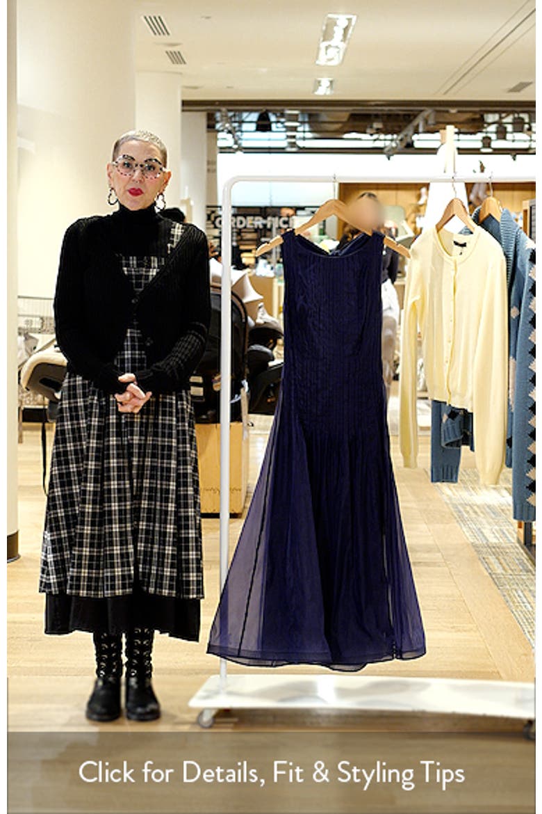 Dani Organza Tie Back Midi Dress video