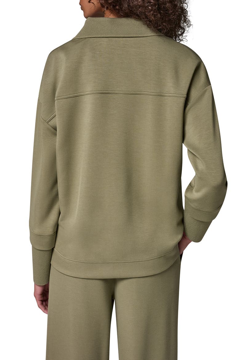 Jet Setter V-Neck Top, Alternate, color, SAGE