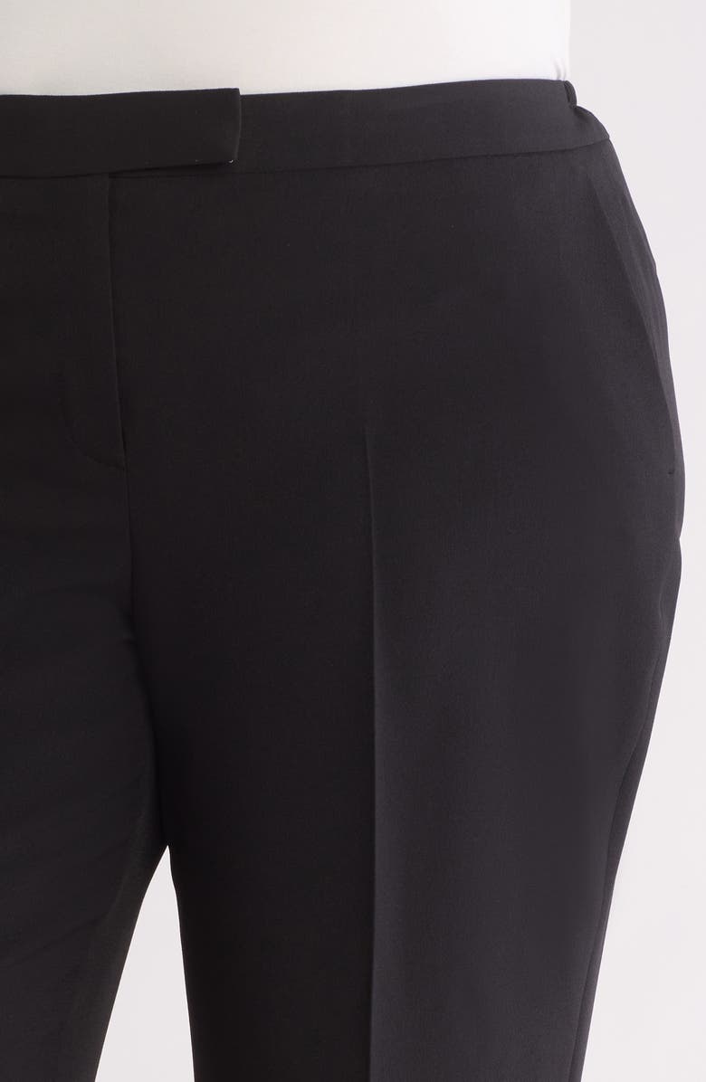 KASPER Tab Front Trouser Pants, Alternate, color, Black