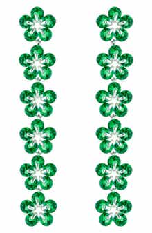 EYE CANDY LOS ANGELES Leila Flower Drop Earrings