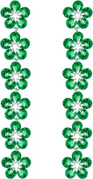 EYE CANDY LOS ANGELES Leila Flower Drop Earrings