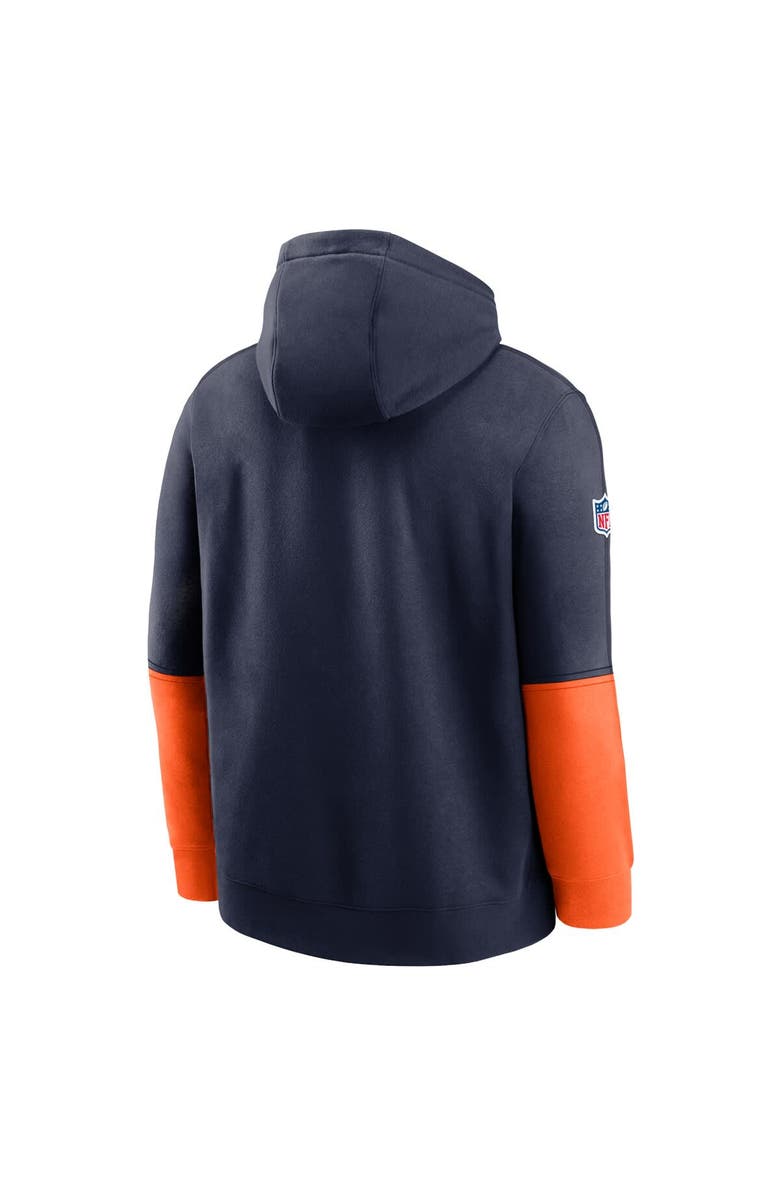 Nike Men's Nike Navy Denver Broncos 2024 Sideline Club Pullover Hoodie, Alternate, color, 