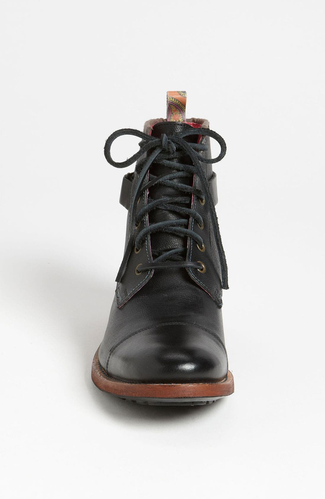 'Mukki 2' Cap Toe Boot, Alternate, color, BLACK