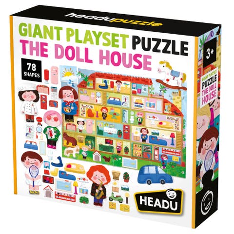 Giant Playset Puzzle The Doll House 120pc Jigsaw