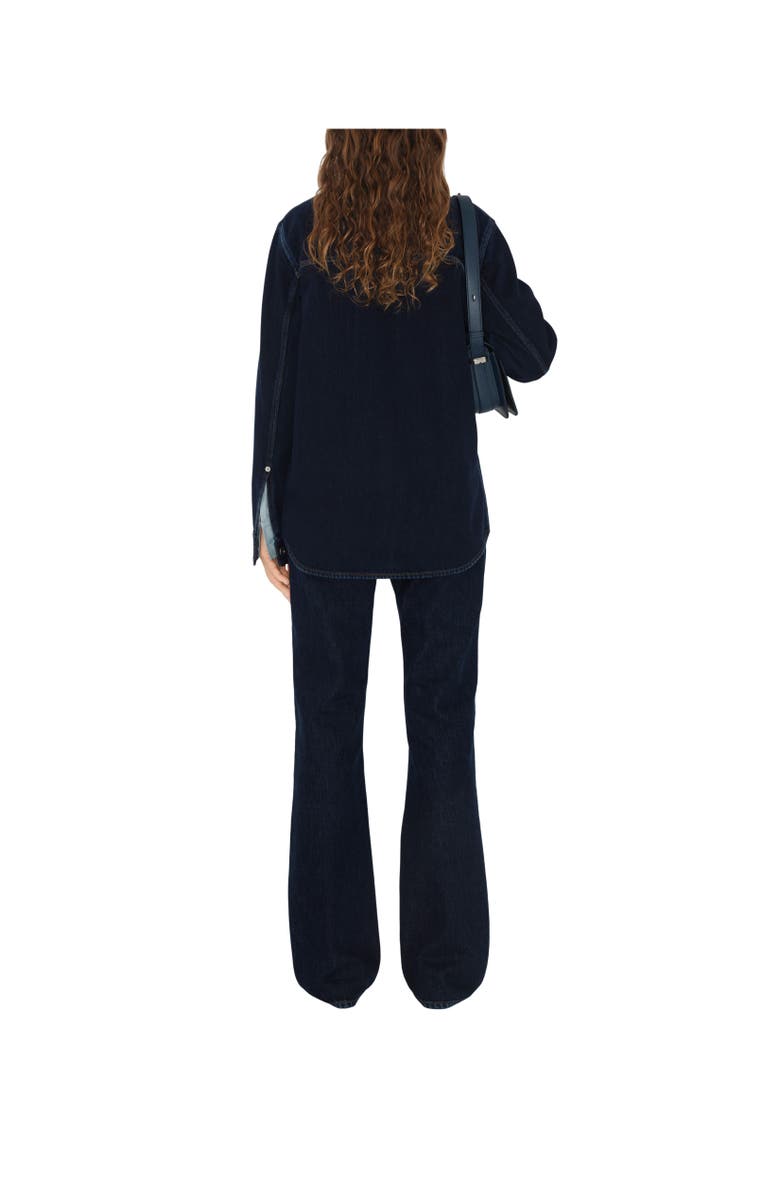 Burberry Regular Fit Denim Shirt, Alternate, color, 