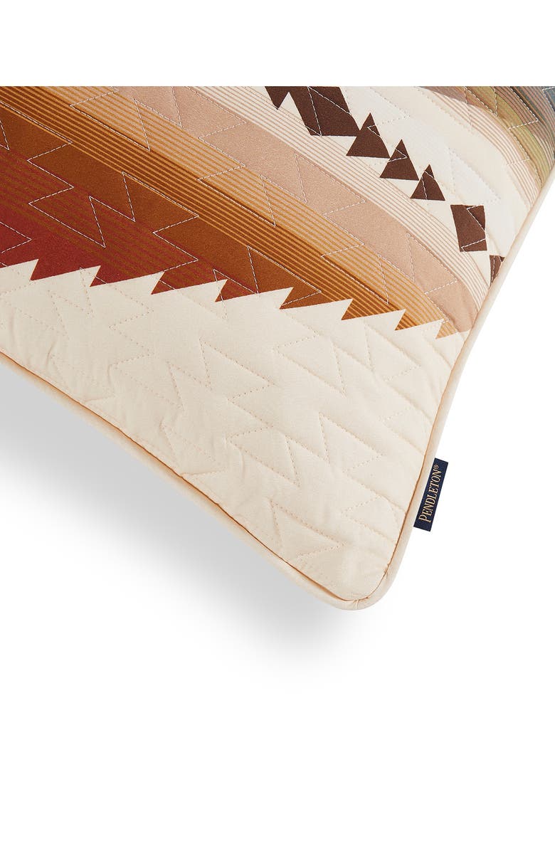Pendleton Solstice Canyon Euro Accent Pillow, Alternate, color, Sand Shell