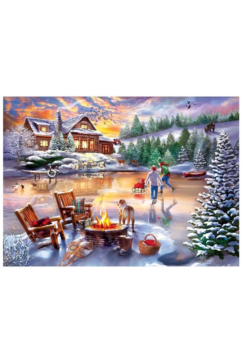 An Evening Skate 1000 Piece Puzzle, Alternate, color, Multicolor
