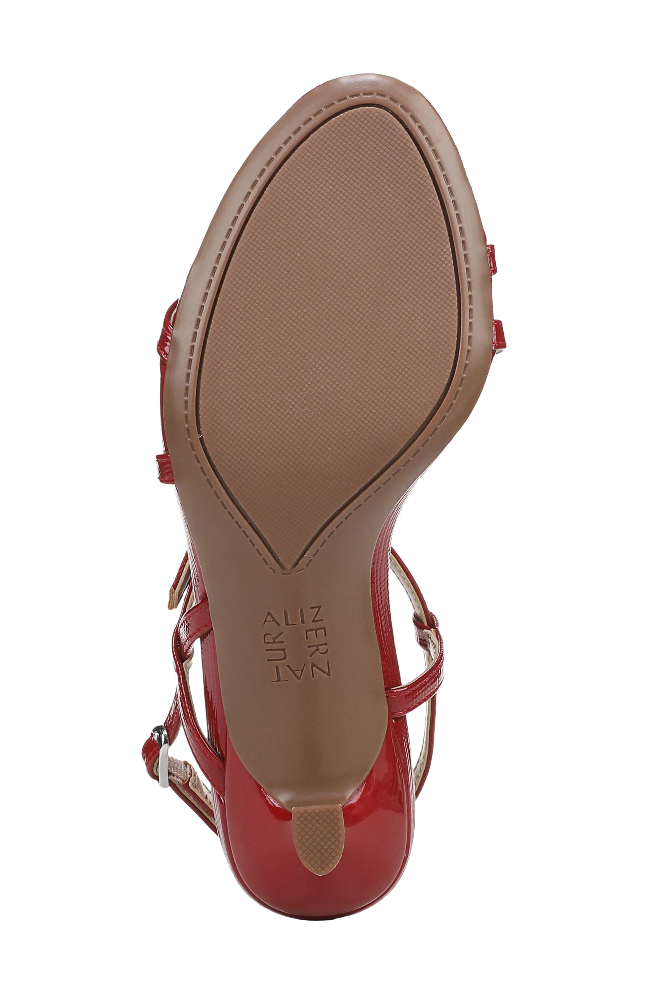 Porter Sandal, Alternate, color, RED PATENT FAUX LEATHER