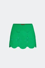 SIMONMILLER Crochet Beep Beep Mini Skirt