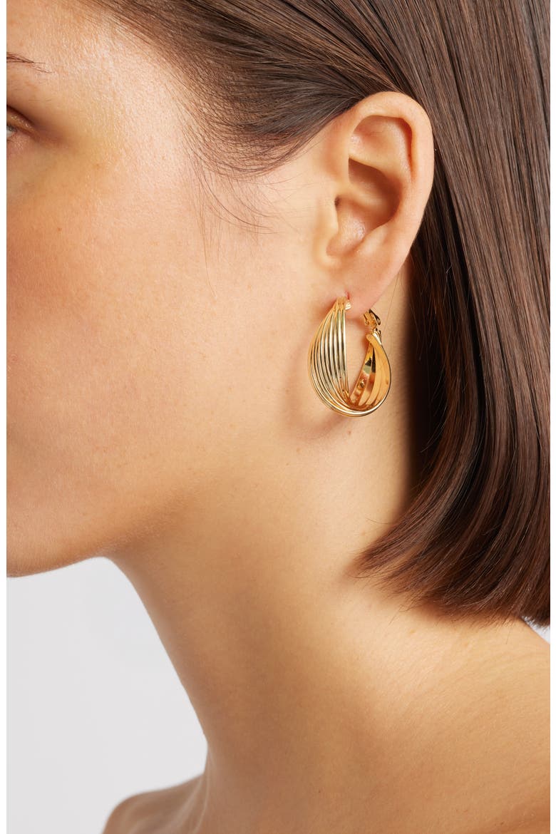 Lana Hoop Earrings, Alternate, color, GOLD