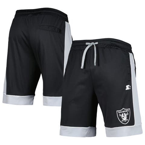 Men's G-III Sports by Carl Banks Black/Silver Las Vegas Raiders Fan Favorite Fashion Shorts