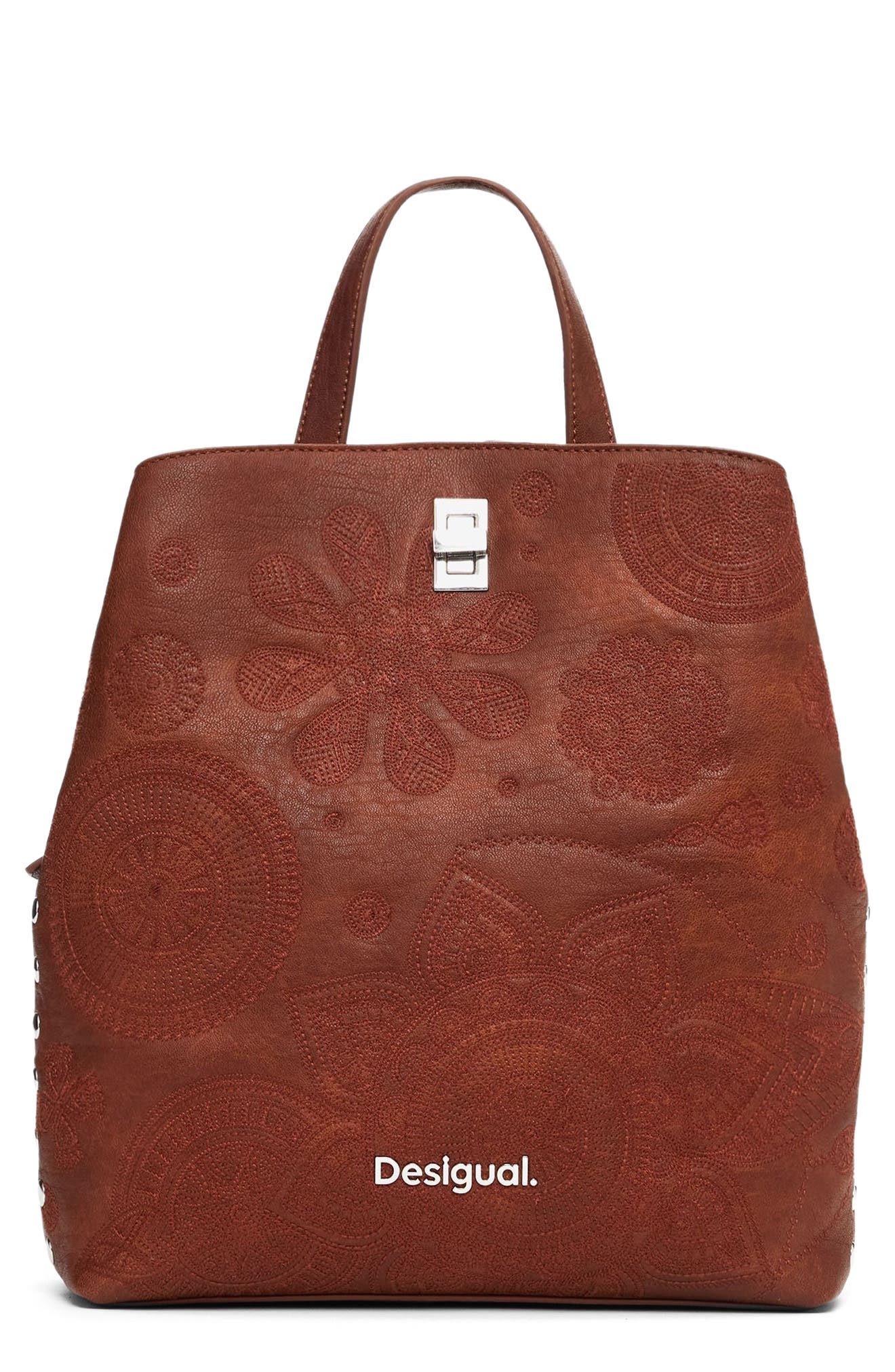 Desigual Dejavu Faux Leather Backpack, Main, color, 